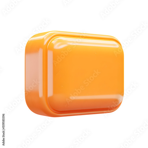 Orange Soap Bar:, high resolution digital graphic illustration for web and print use with clean background perfect for ads social media banners posters marketing presentations commercial projects