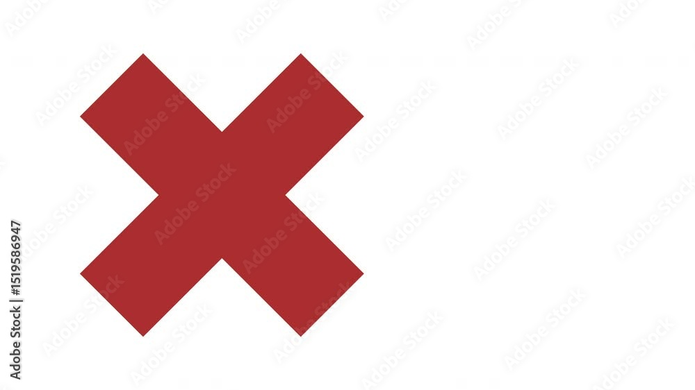 red cross mark, false or incorrect cross symbol, X mark icon red cross mark, false or incorrect cross symbol, X mark icon