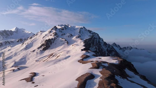 Snow Kingdom – Sar Pass Drone View from the Top