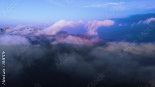 Above the Clouds – Aerial Journey into the Mist