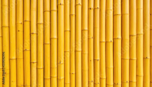 Bamboo Texture: A captivating pattern of yellow bamboo poles arranged closely, offering a glimpse of natural artistry and the versatile qualities of this sustainable resource.