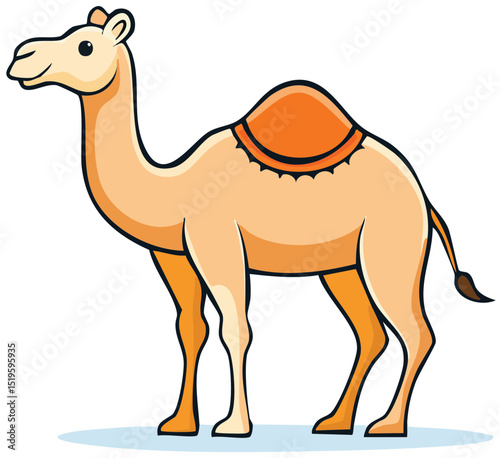 Cute Cartoon Camel