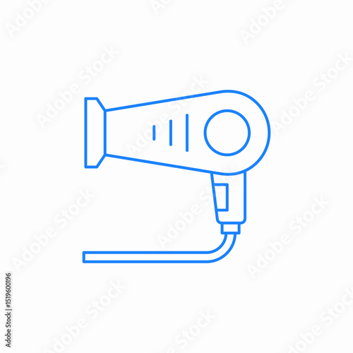 hair dryer icon icon sign vector