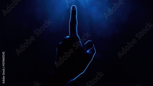 silhouette of a man in the cave