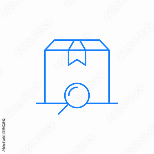 package search magnify icon sign vector
