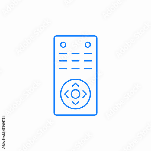 remote control icon sign vector