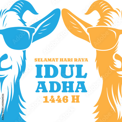 Selamat hari raya idul adha design