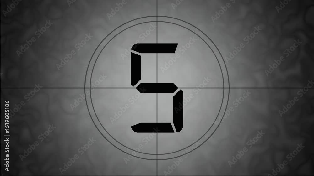 Countdown video from 10 to 0 number . video-style countdown Counting from 10 seconds.