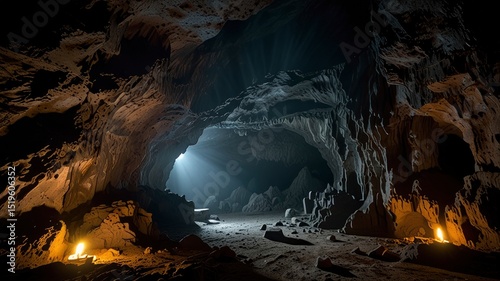 inside the cave