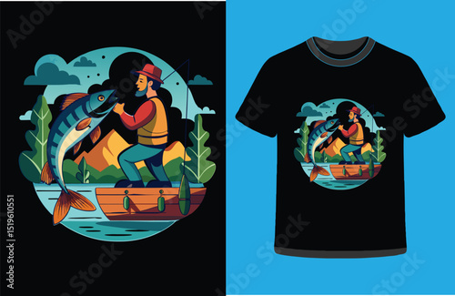 This graphic features a creative t-shirt design with words, suitable for men, kids, or babies, perfect for clothing brands and fashion advertisements.