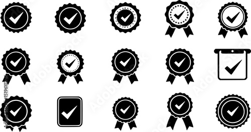approved icon set design business 