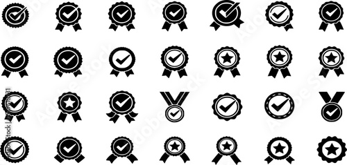 approved icon set design business 