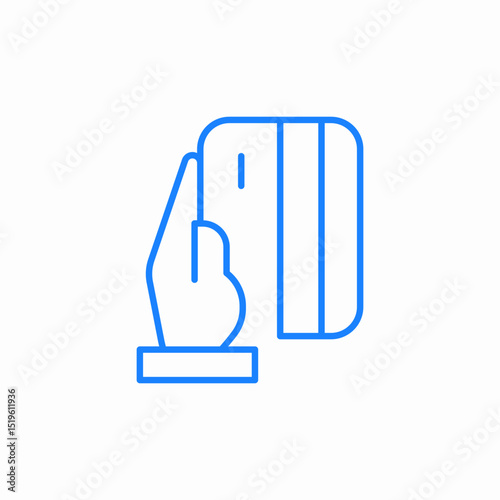 credit card icon sign vector