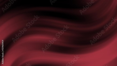 A soft, wavy maroon abstract background with smooth gradients and flowing lines creating a sense of motion, abstract texture gradient motion background animation.