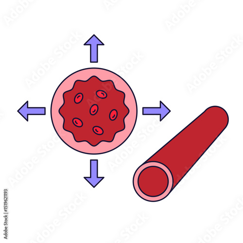 vasodilatation icon