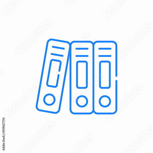 file folders icon sign vector