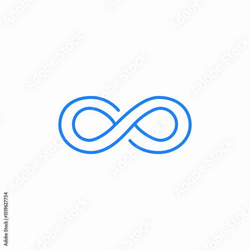 eternity symbol icon sign vector