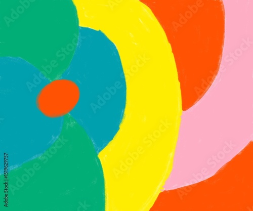 Drawing Illustration Abstract Shape Retro Background Vintage photo