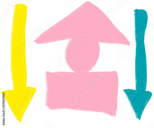 Drawing Illustration Abstract Shape Retro Background Vintage photo