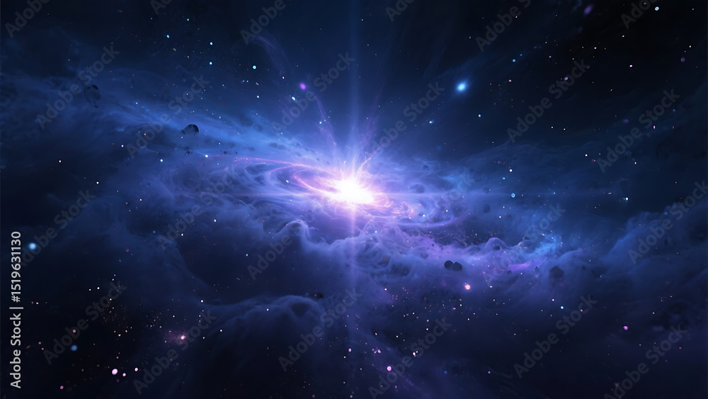 Fototapeta premium space background with stars