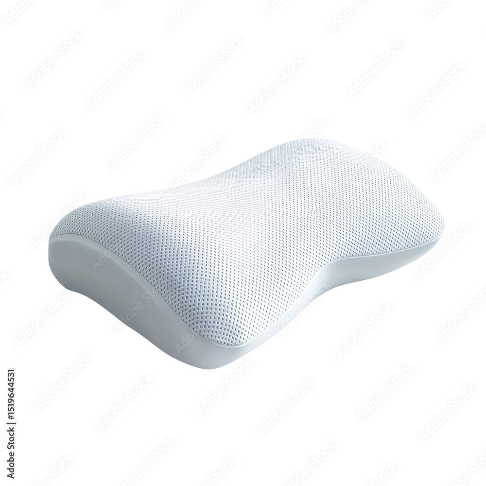 Comfortable ergonomic pillow designed for optimal neck support and restful sleep. Its breathable material ensures cool and refreshing experience Comfortable ergonomic pillow designed for optimal neck support and restful sleep. Its breathable material ensures cool and refreshing experience