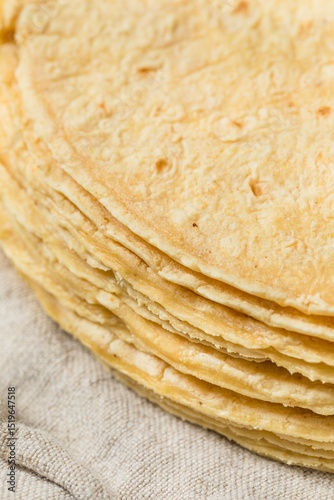 Homemade Organic Mexican Corn Tortillas