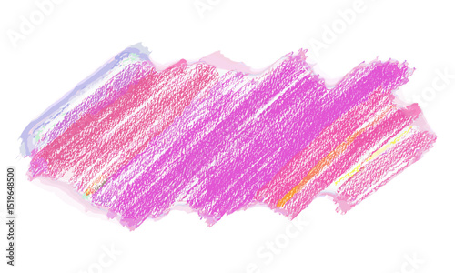 Hand-drawn chalk in shape hatching, isolated on white, vector illustration, sketch art, artistic design, drawing texture, abstract chalk strokes, creative line art, artistic sketch.
