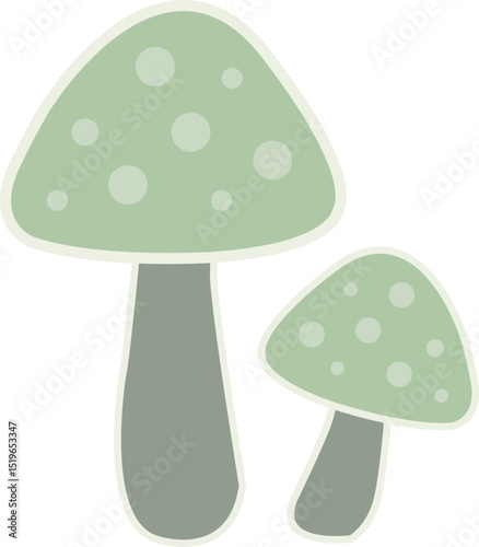 Green Mushrooms