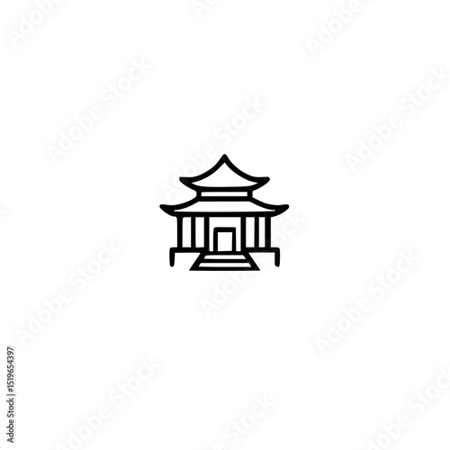 chinese temple icon