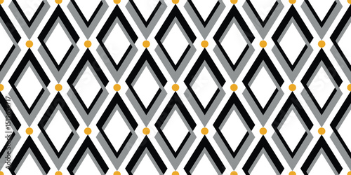 Seamless abstract geometric pattern. Vector Illustration.