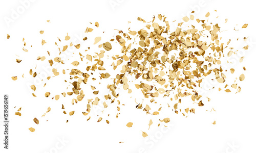 Flying dried oregano leaves isolated on white, vector illustration, oregano plant, culinary spices, herb seasoning, fresh oregano, cooking garnish, organic herbs, spice plant.