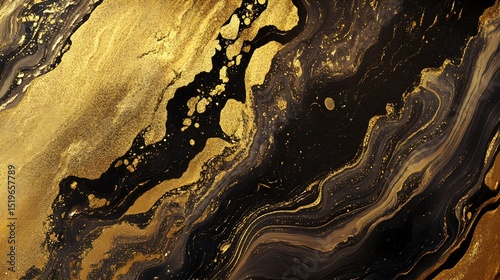 Beige and Gold Marble Texture – Luxury Abstract Background for Elegant Design and Banner Use, Generative AI
