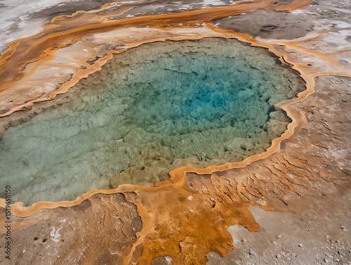 geyser in yellowstone national park