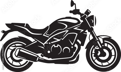 Bike silhouette vector illustration artwork