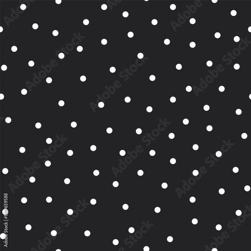 Polka dot vector background. Fashion trendy seamless pattern with circles. Retro wallpaper with dots. Abstract geometric allover print with points, for fabric, paper, textile, clothes and accessories
