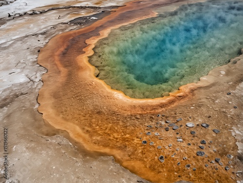 geyser in yellowstone national park