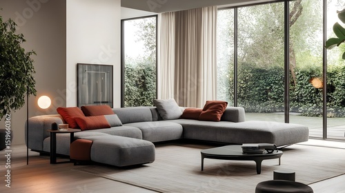 Balanced Comfort and Style in Thoughtful Interior Layout – Modern Cozy Design Concept