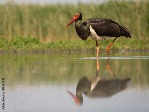 Black stork, Ciconia nigra