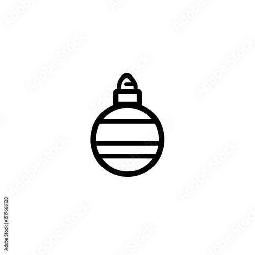 Icon of tactical combat hand grenade