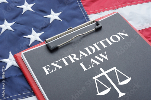 Extradition law is shown using the text as legal concept