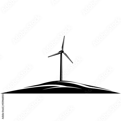 Windmill turbine energy power generator renewable electricity eco friendly environment landscape alternative source