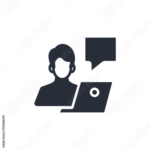 freelance icon set.vector.Editable stroke.linear style sign for use web design,logo.Symbol illustration.
