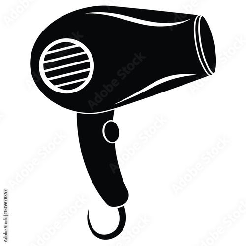Hair dryer icon vector design