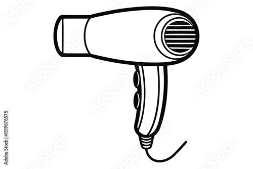 Hair dryer icon vector design