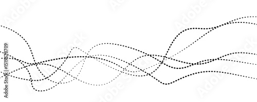 abstract dotted wave background
