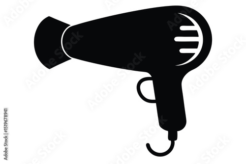 Hair dryer icon vector design