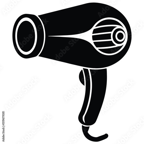 Hair dryer icon vector design
