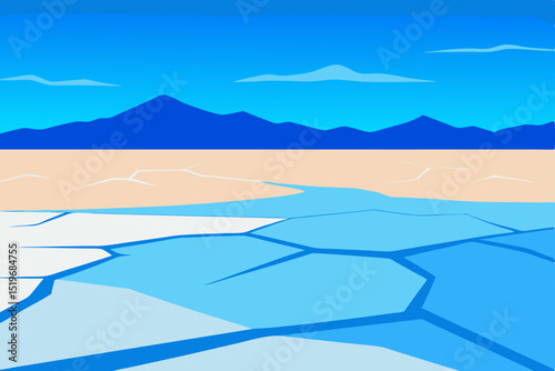 Melting Glacier Landscape A Stunning Illustration of Climate Change