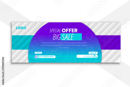 minimal Facebook cover design