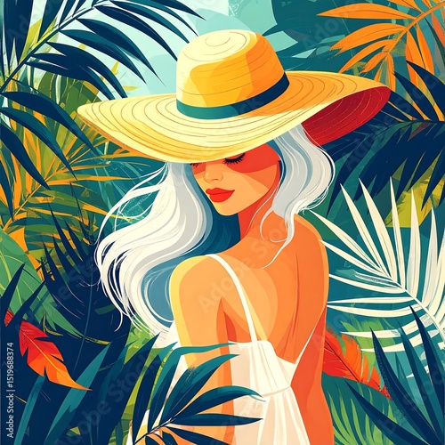 Summer Girl Background
